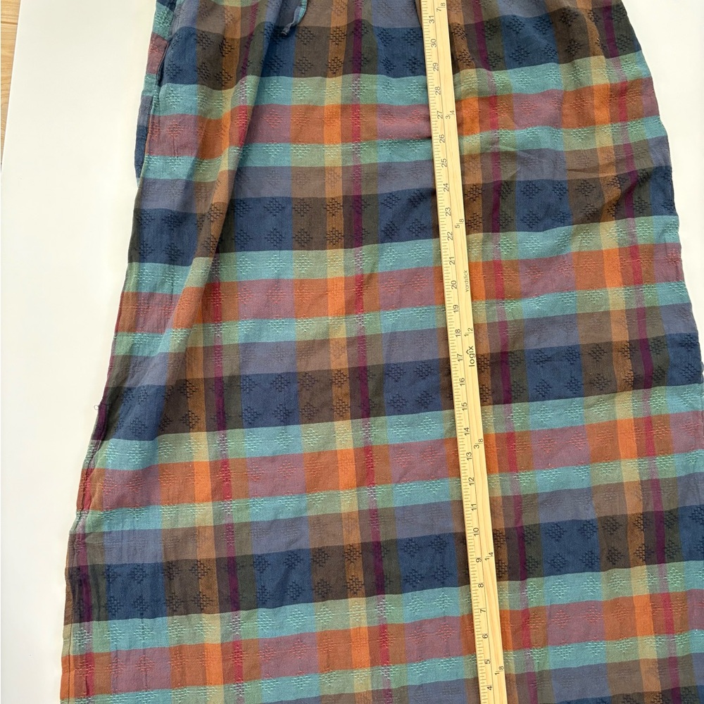 Ace & Jig Multicolor Striped Midi Dress Cottagecore Boho Spring - Picture 6 of 8